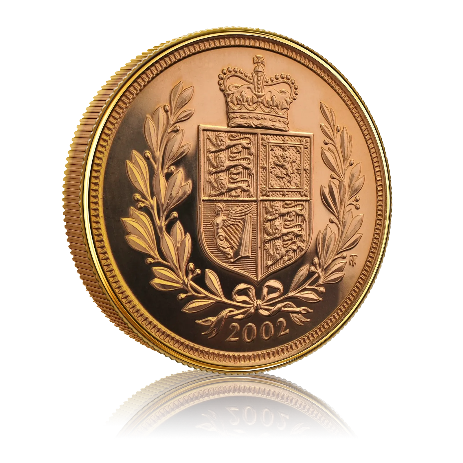 Half Gold Sovereign Queen Elizabeth Fourth Head (2002) 4